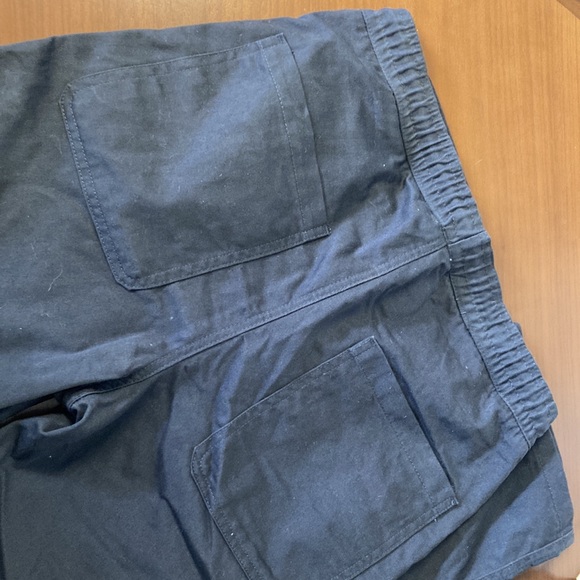 Zara Origins Black Straight Leg Drawstring Pants Mens 31 - Picture 6 of 7